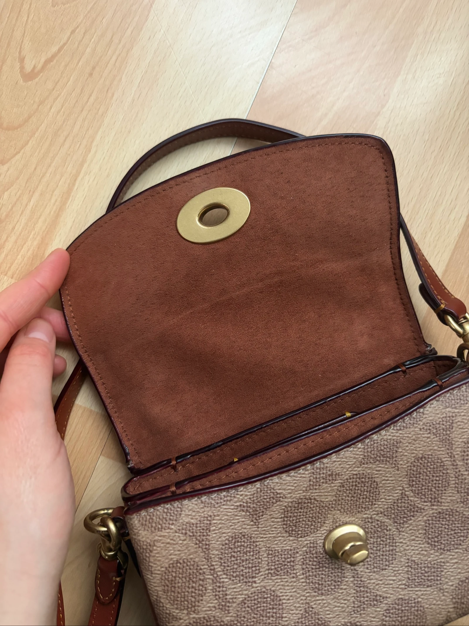 Bolsa de ombro coach Cassie 17 Signature – photo 16